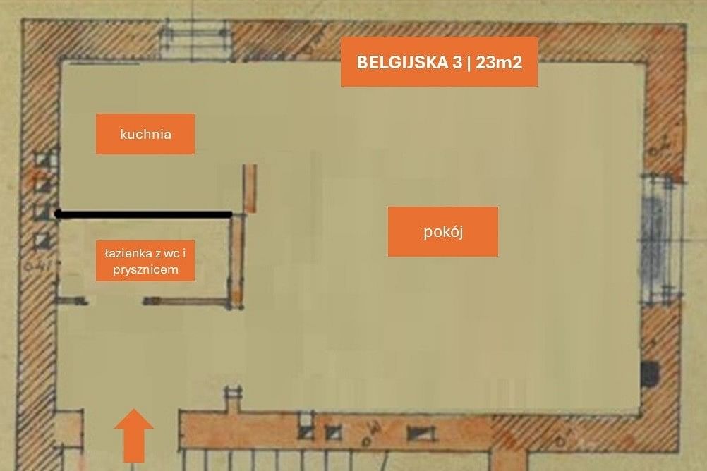Mieszkanie 1 pokojowe na Sprzedaż