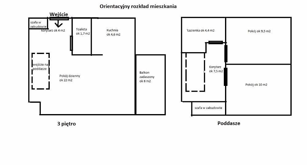 Mieszkanie 3 pokojowe na Sprzedaż