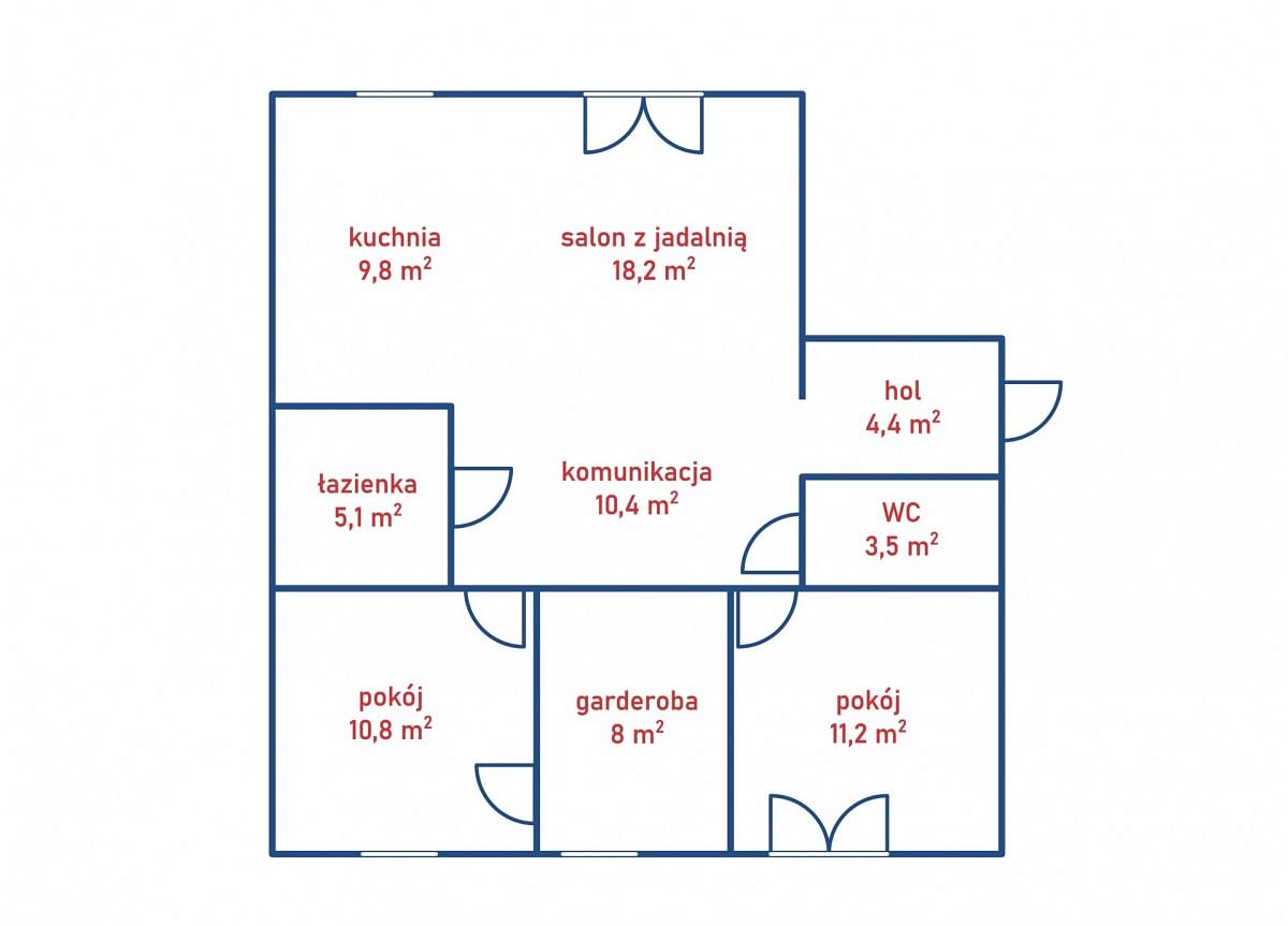 Mieszkanie 3 pokojowe na Sprzedaż