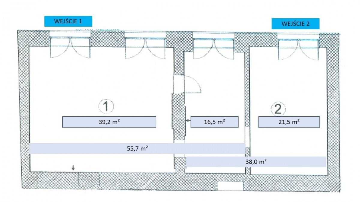 Lokal użytkowy  pokojowe na Wynajem