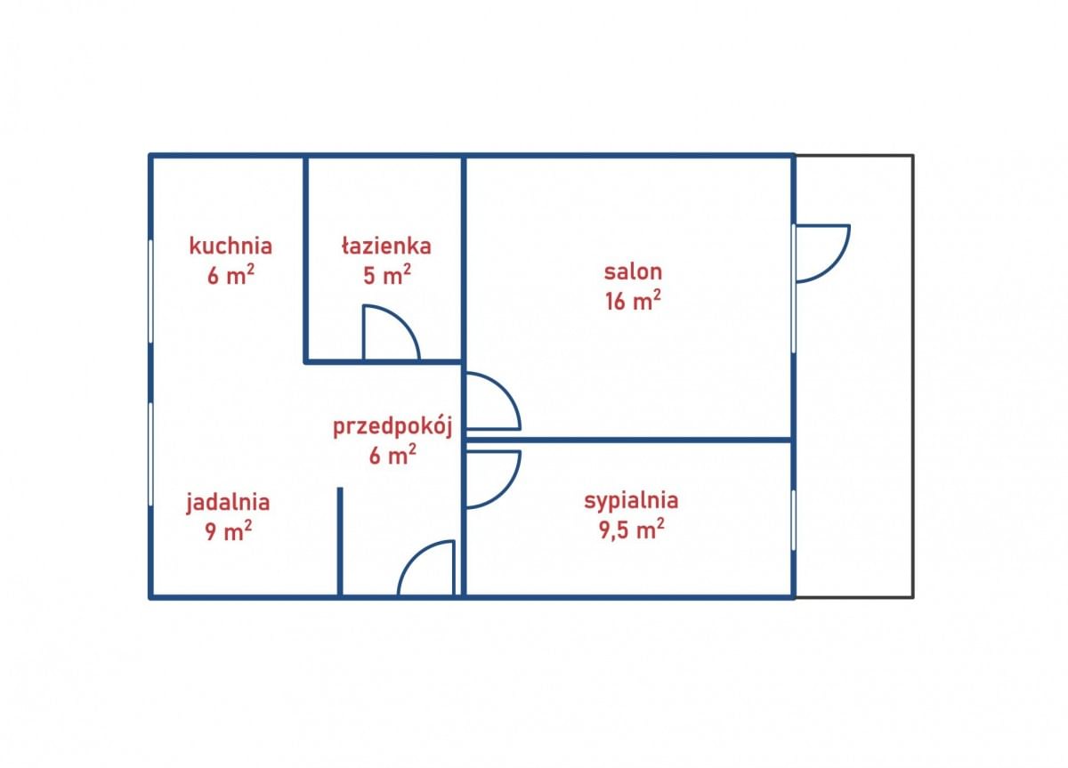 Mieszkanie 2 pokojowe na Sprzedaż