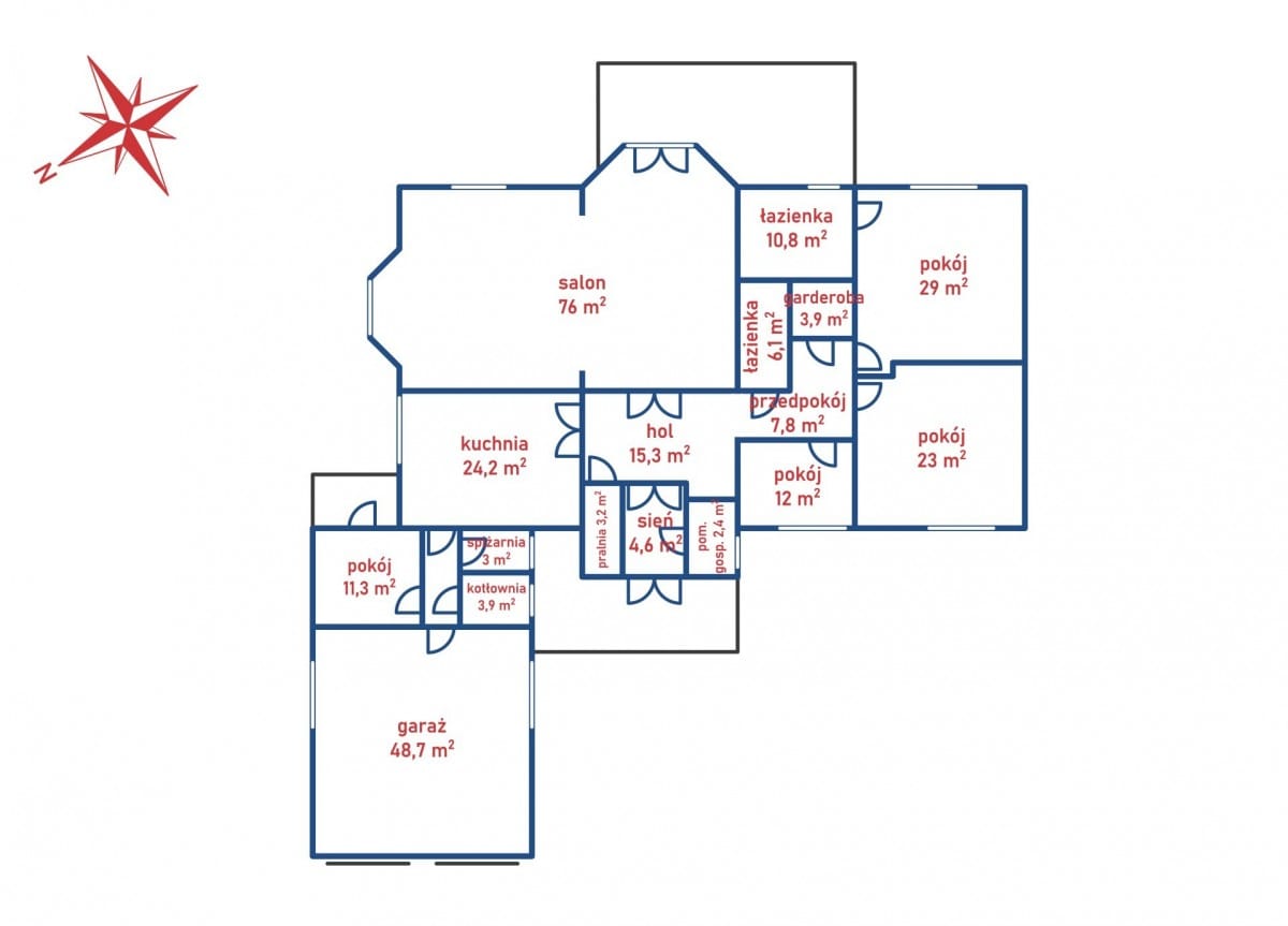 Dom 5 pokojowe na Sprzedaż