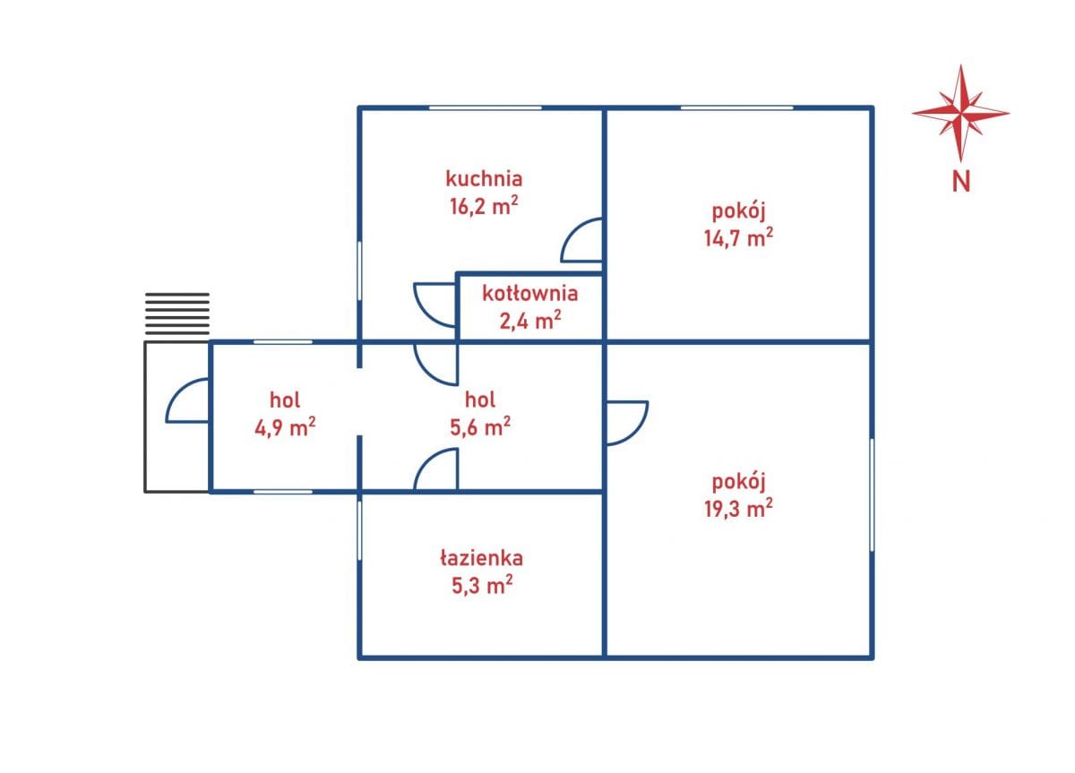 Dom 3 pokojowe na Sprzedaż