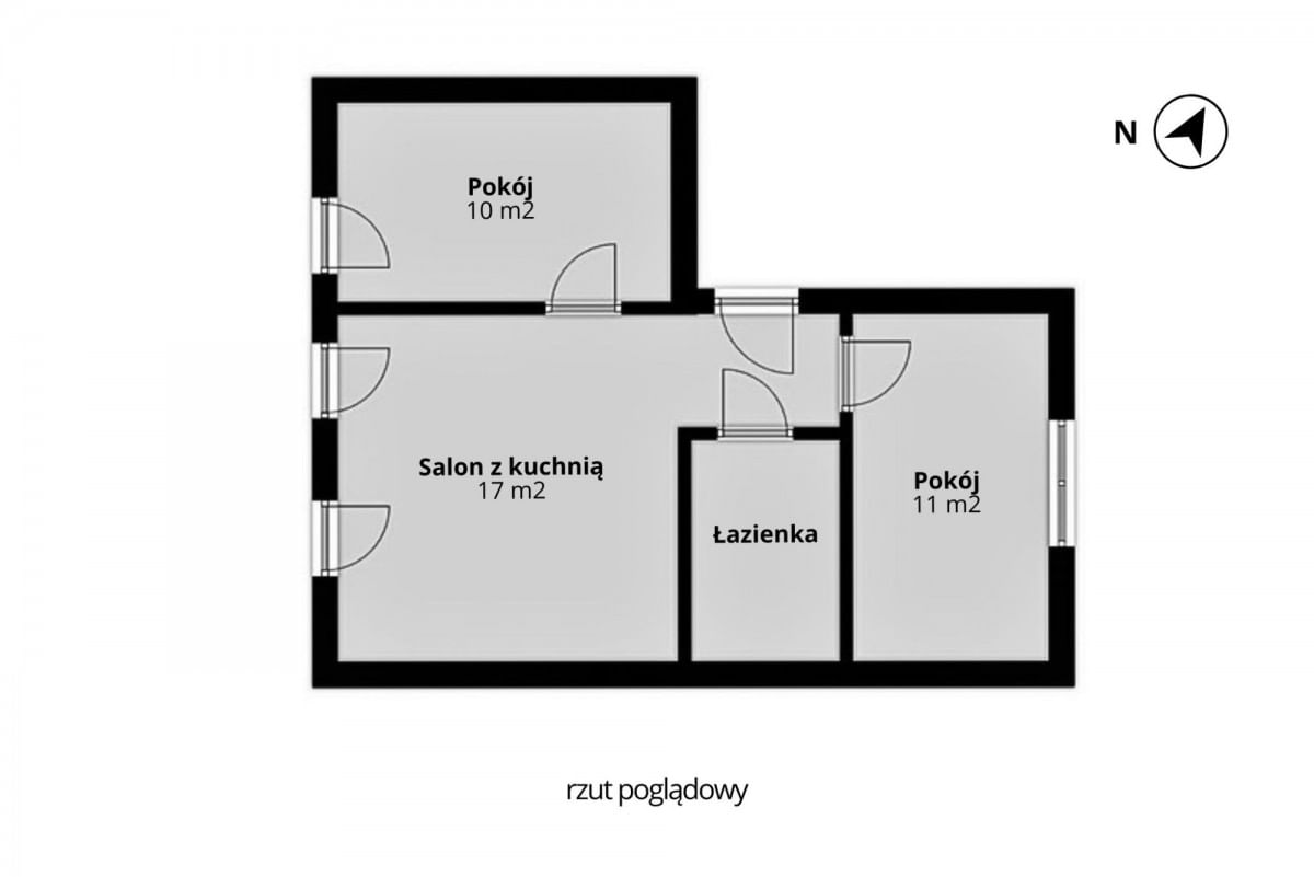 Mieszkanie 3 pokojowe na Sprzedaż