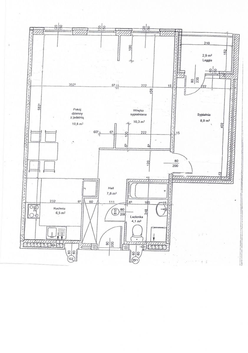 Mieszkanie 3 pokojowe na Sprzedaż