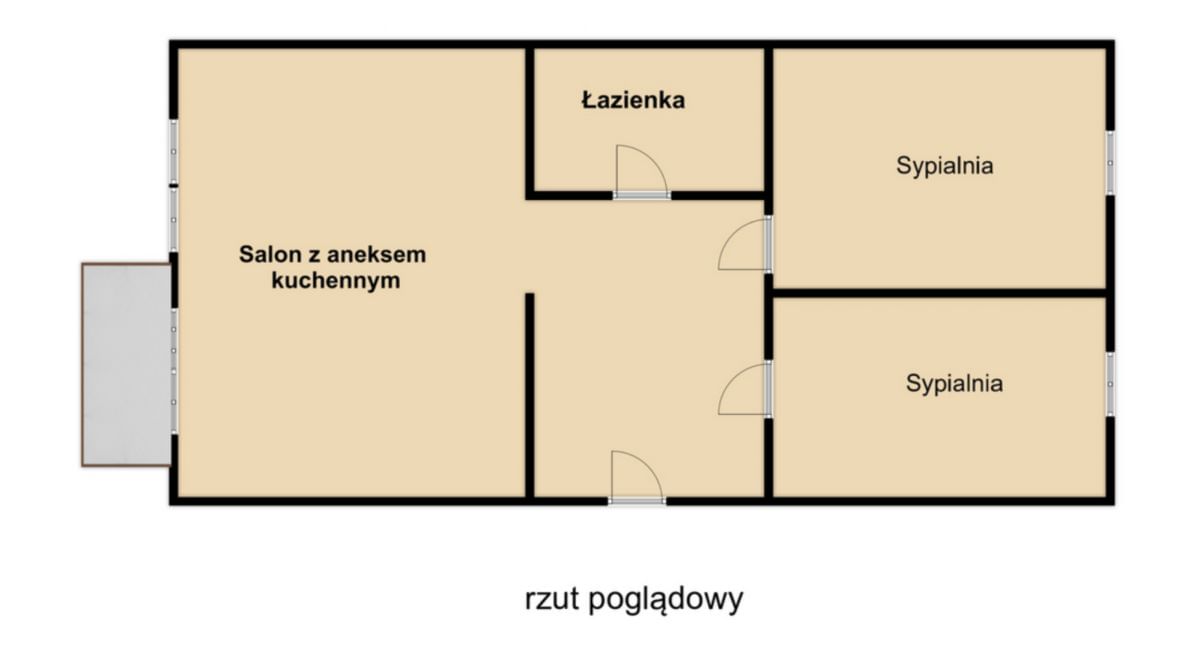 Mieszkanie 3 pokojowe na Wynajem