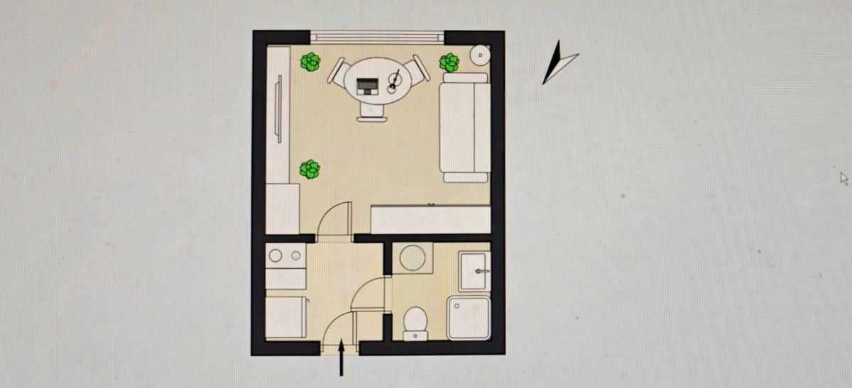 Mieszkanie 1 pokojowe na Sprzedaż