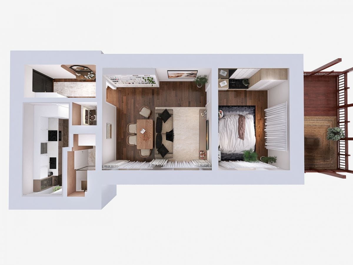 Mieszkanie 2 pokojowe na Sprzedaż