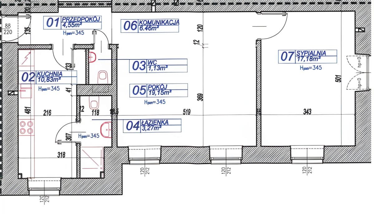Mieszkanie 2 pokojowe na Sprzedaż