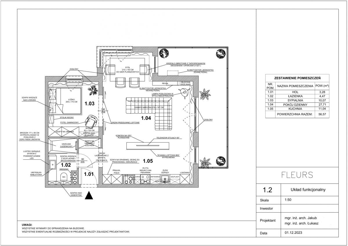 Mieszkanie 2 pokojowe na Sprzedaż
