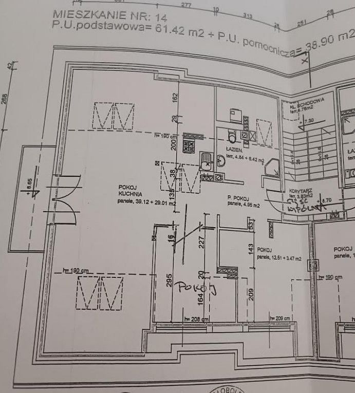 Mieszkanie 3 pokojowe na Sprzedaż