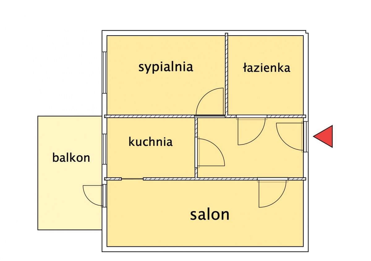 Mieszkanie 2 pokojowe na Wynajem