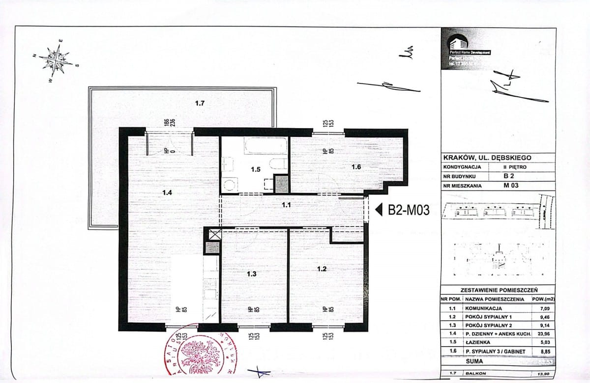 Mieszkanie 4 pokojowe na Sprzedaż