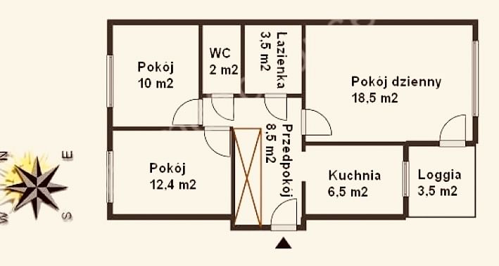 Mieszkanie 3 pokojowe na Sprzedaż