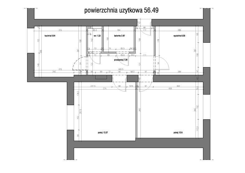 Mieszkanie 3 pokojowe na Sprzedaż