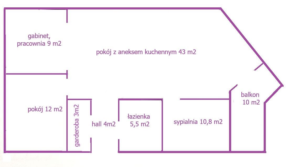 Mieszkanie 3 pokojowe na Wynajem