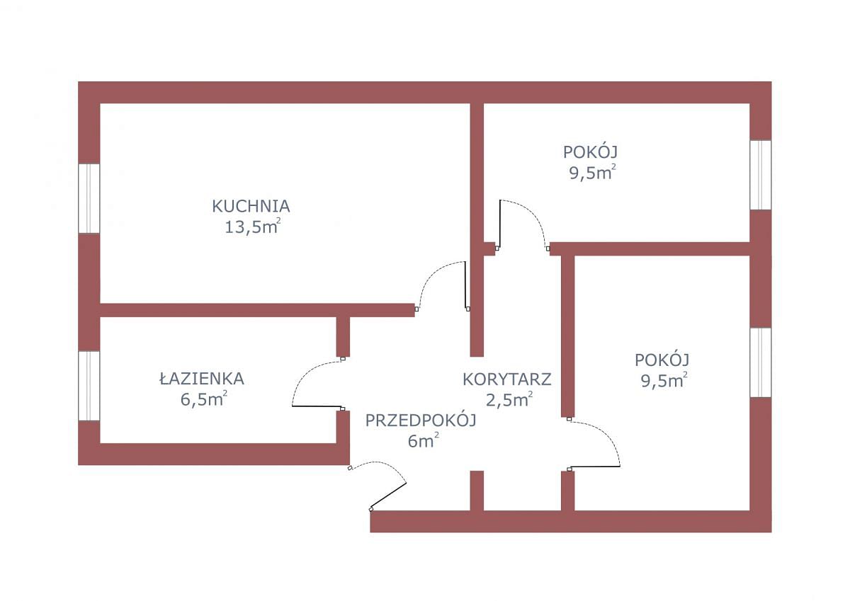 Mieszkanie 3 pokojowe na Sprzedaż