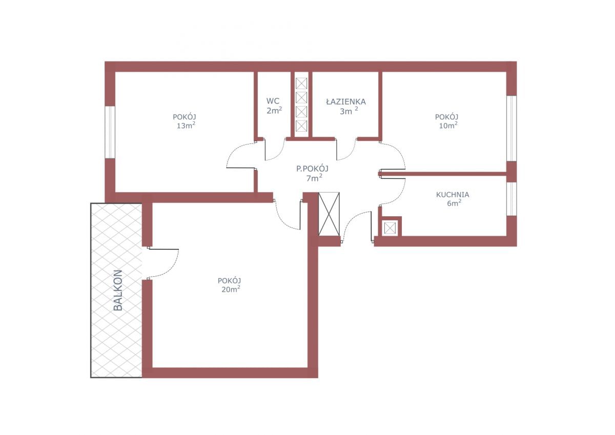 Mieszkanie 3 pokojowe na Sprzedaż