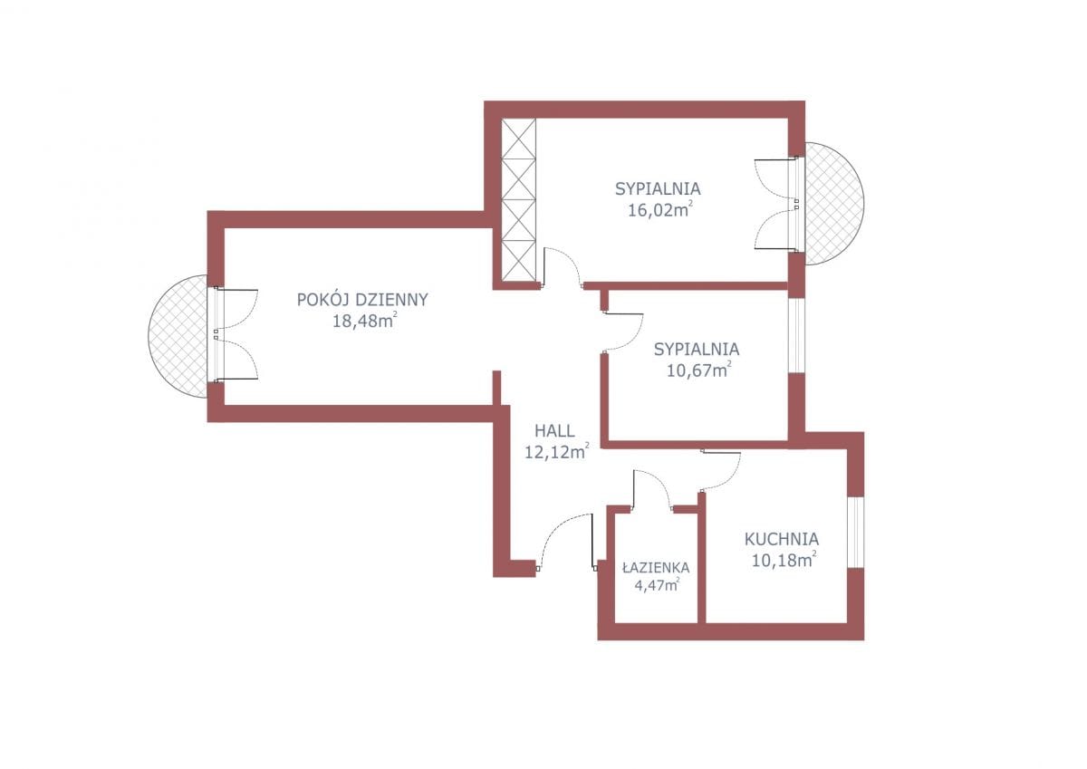 Mieszkanie 3 pokojowe na Sprzedaż