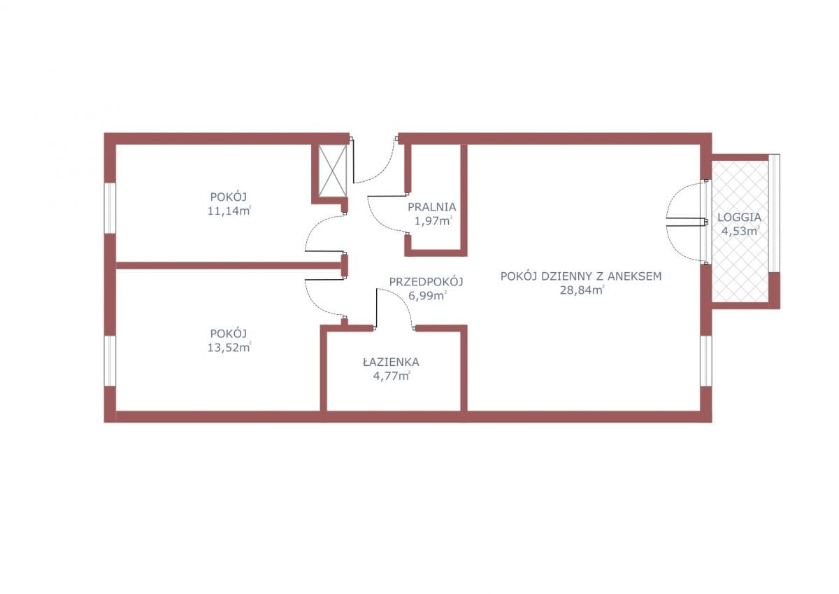 Mieszkanie 3 pokojowe na Sprzedaż