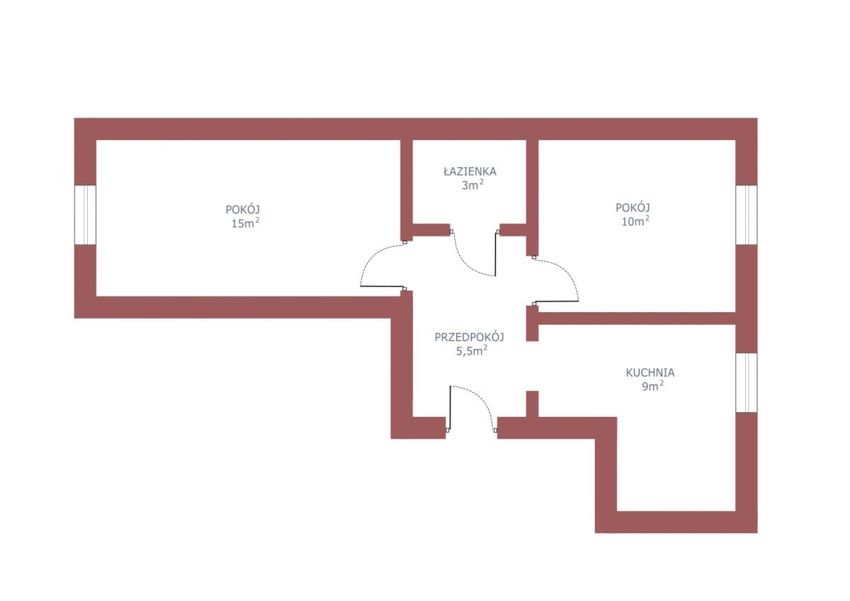 Mieszkanie 2 pokojowe na Wynajem