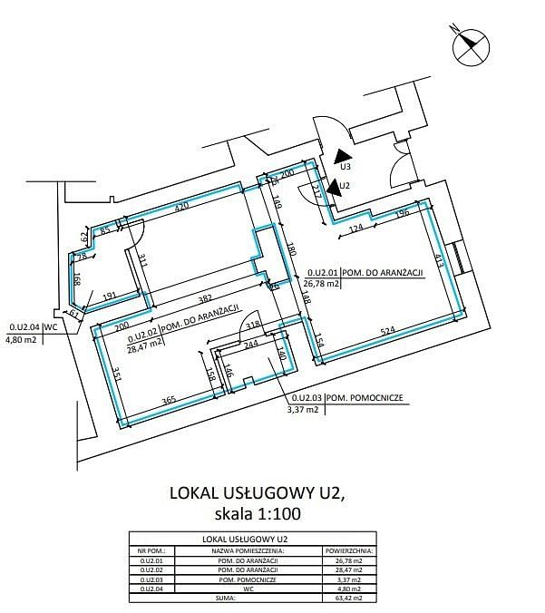 Lokal użytkowy  pokojowe na Wynajem