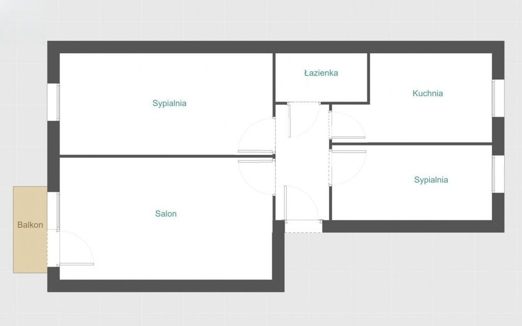 Mieszkanie 3 pokojowe na Sprzedaż