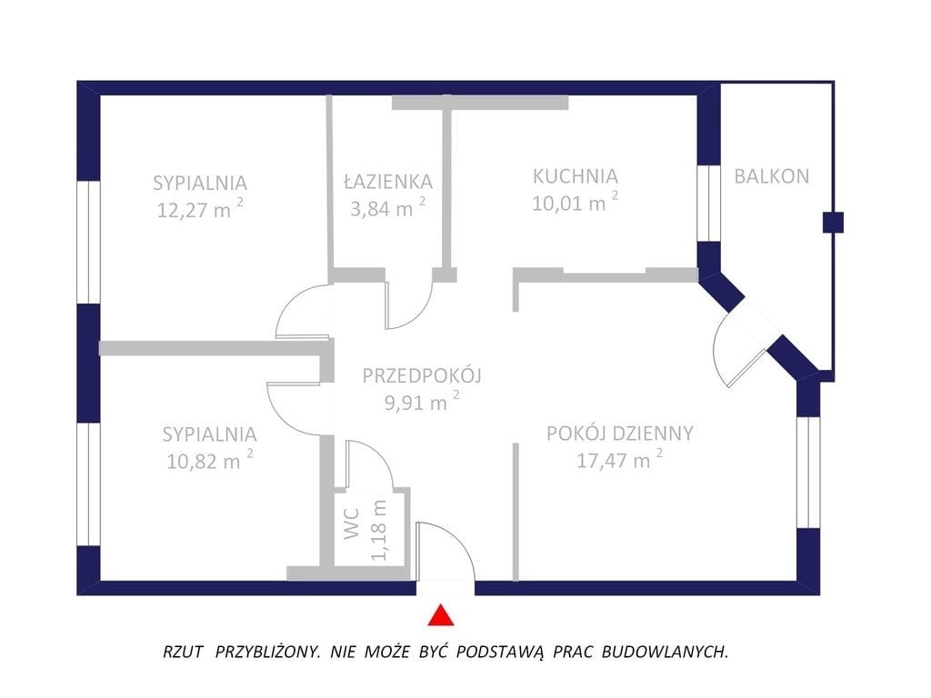 Mieszkanie 3 pokojowe na Sprzedaż