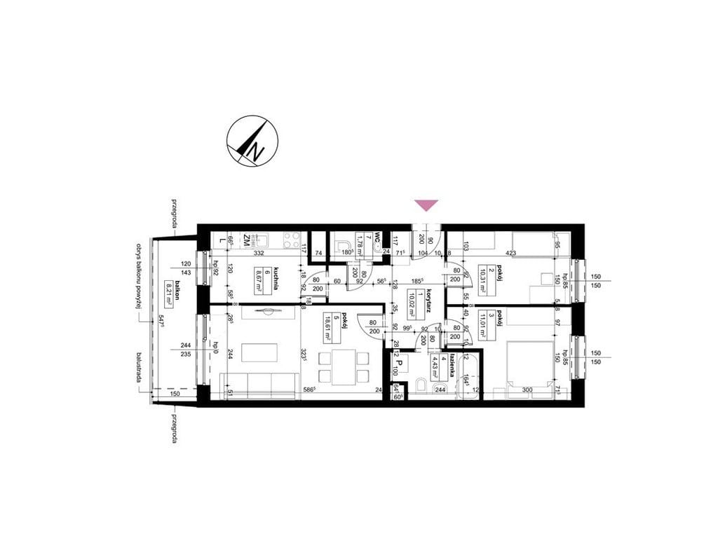 Mieszkanie 3 pokojowe na Sprzedaż