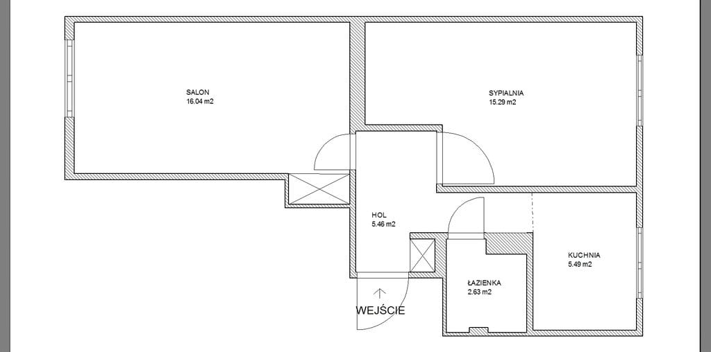 Mieszkanie 2 pokojowe na Sprzedaż