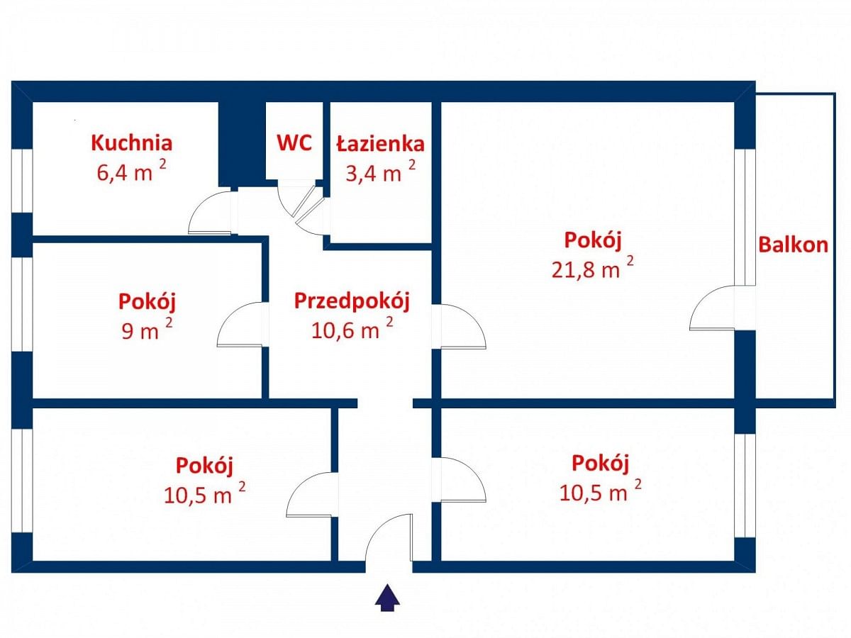 Mieszkanie 4 pokojowe na Sprzedaż