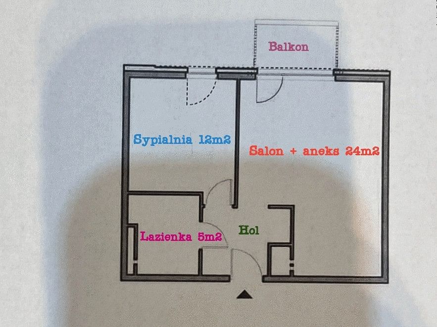 Mieszkanie 2 pokojowe na Wynajem