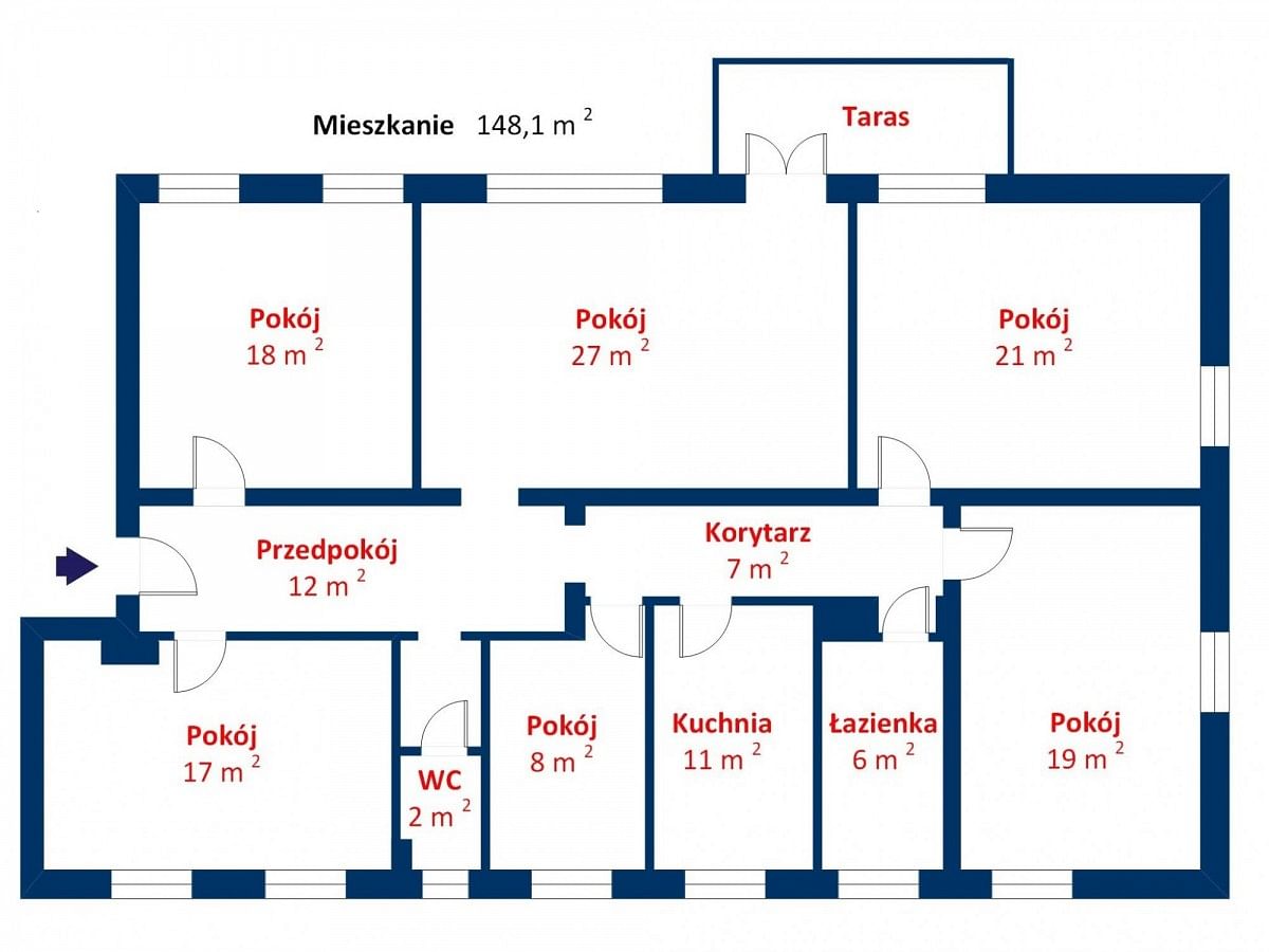 Mieszkanie 6 pokojowe na Sprzedaż