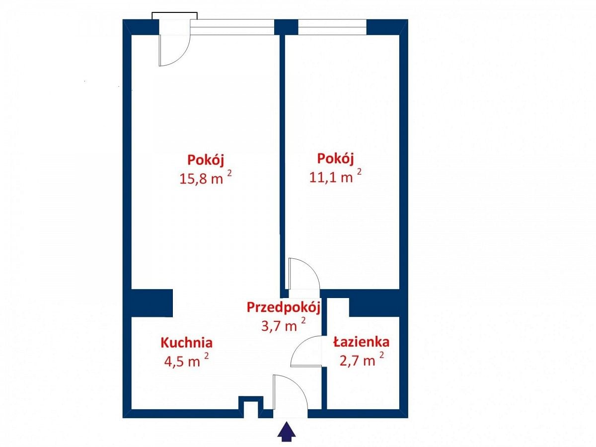 Mieszkanie 2 pokojowe na Sprzedaż