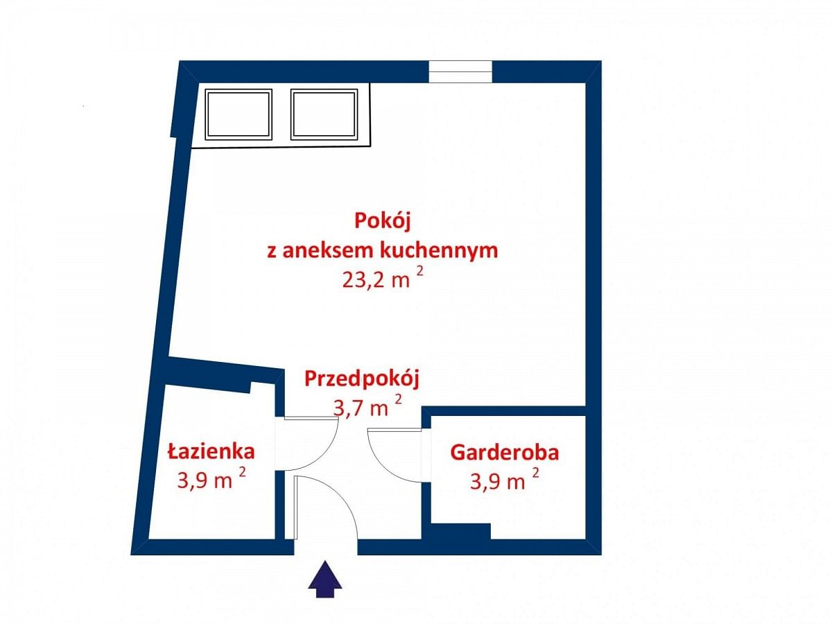 Mieszkanie 1 pokojowe na Sprzedaż