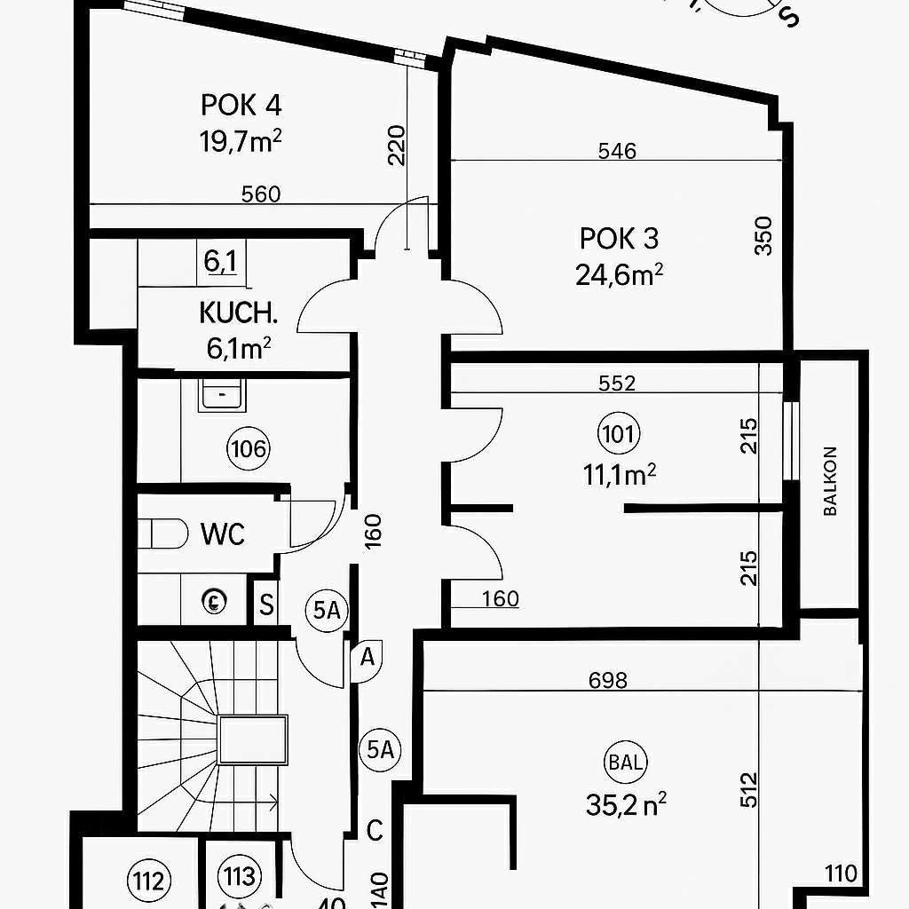 Mieszkanie 5 pokojowe na Sprzedaż
