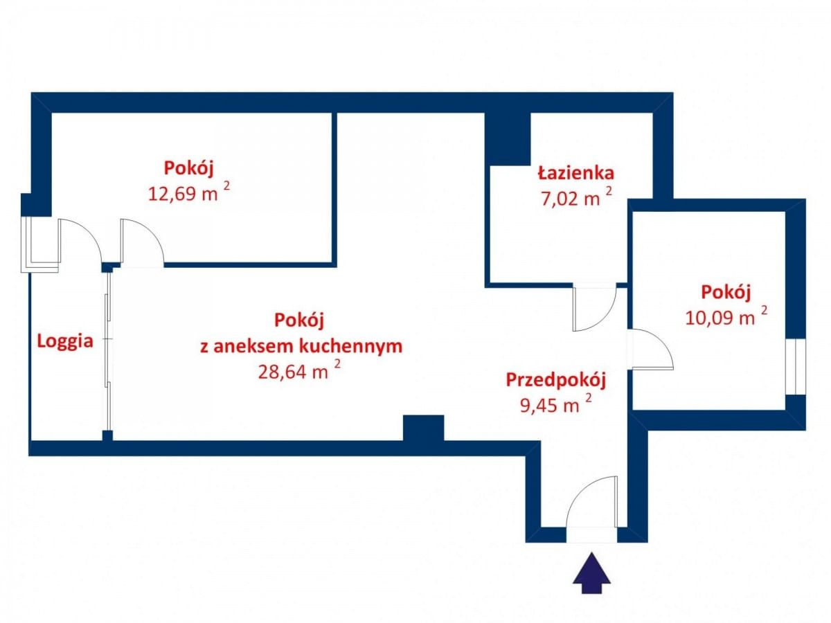 Mieszkanie 3 pokojowe na Sprzedaż