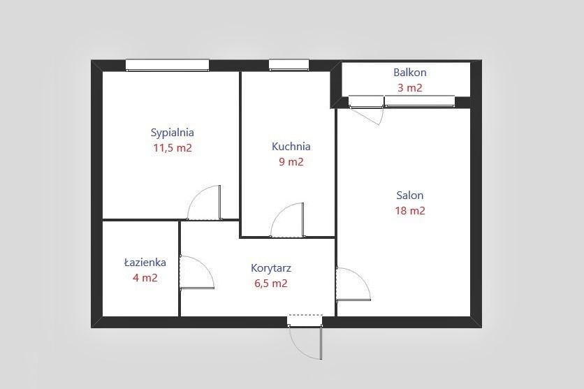 Mieszkanie 2 pokojowe na Sprzedaż