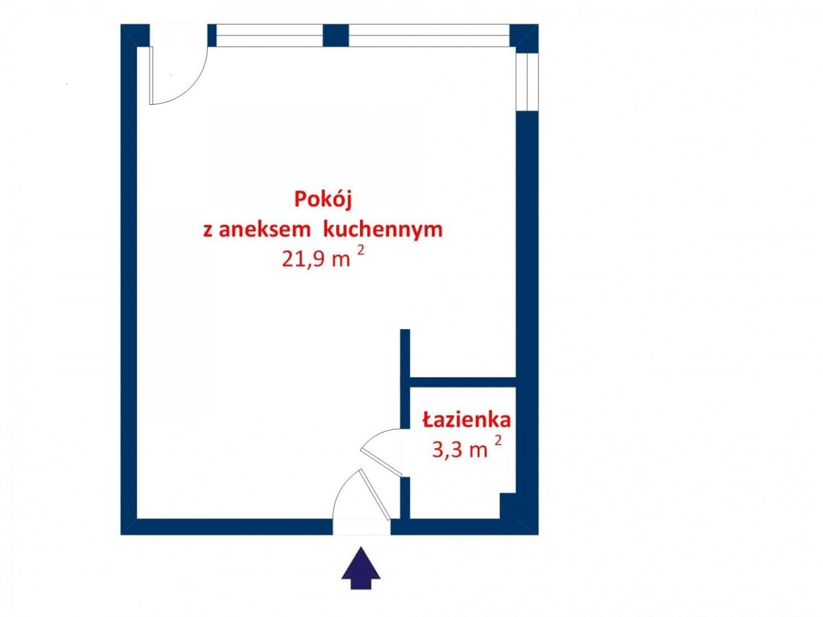 Mieszkanie 1 pokojowe na Wynajem