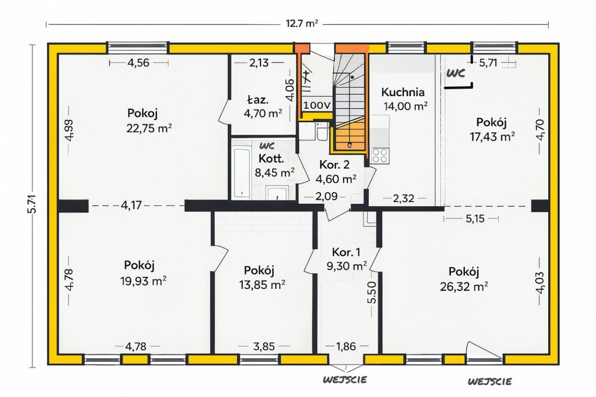 Mieszkanie 3 pokojowe na Sprzedaż