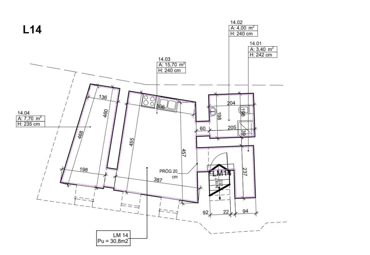 Lokal użytkowy  pokojowe na Sprzedaż