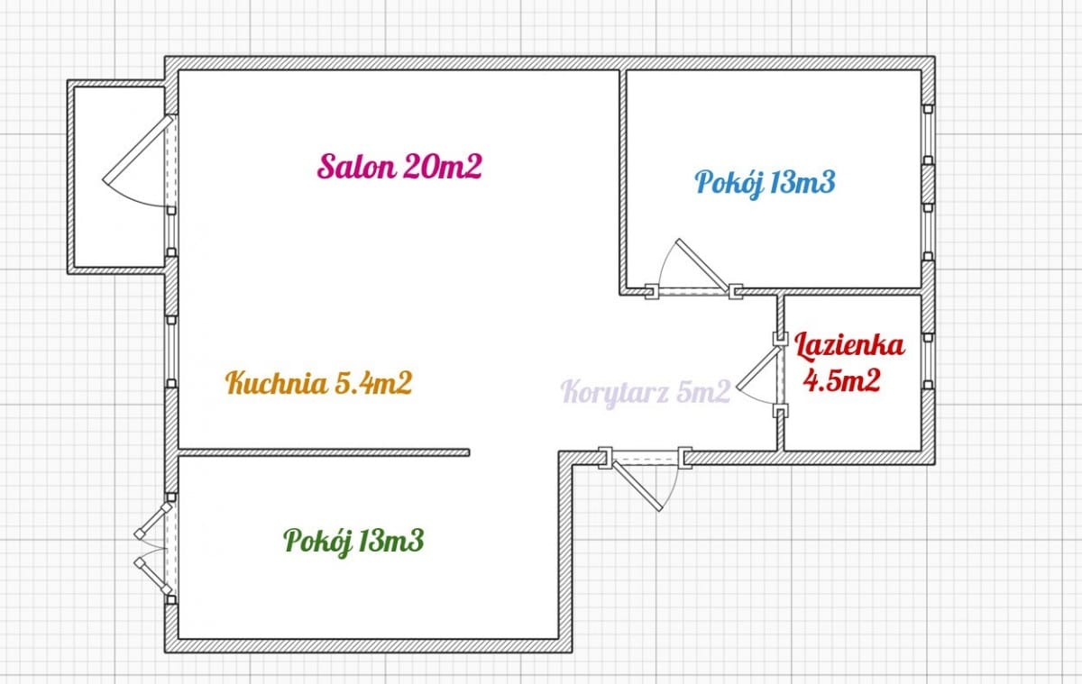 Mieszkanie 3 pokojowe na Sprzedaż