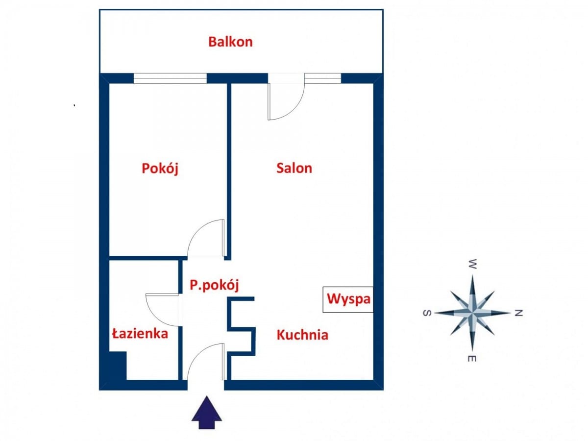 Mieszkanie 2 pokojowe na Sprzedaż