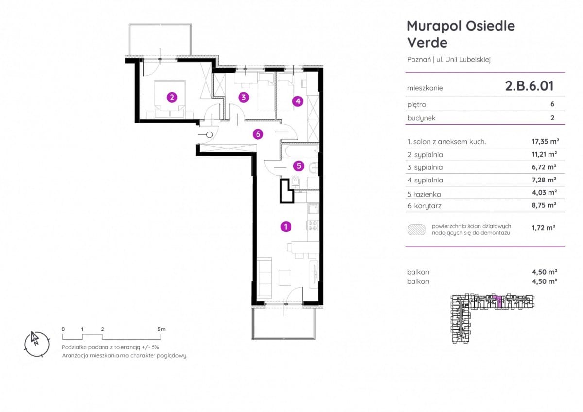 Mieszkanie 4 pokojowe na Sprzedaż
