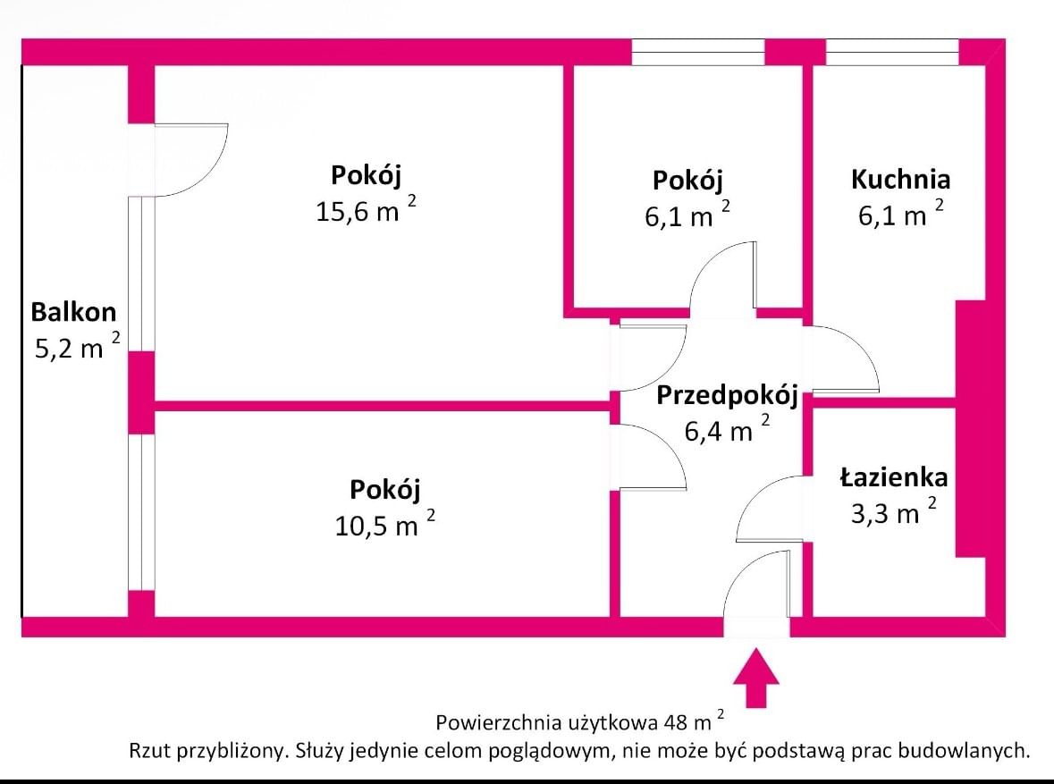 Mieszkanie 3 pokojowe na Sprzedaż