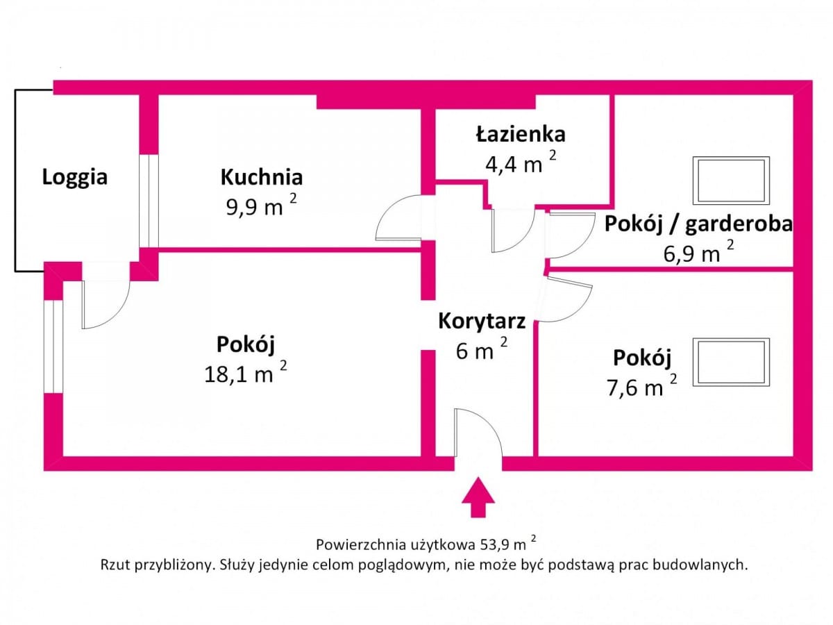 Mieszkanie 3 pokojowe na Sprzedaż