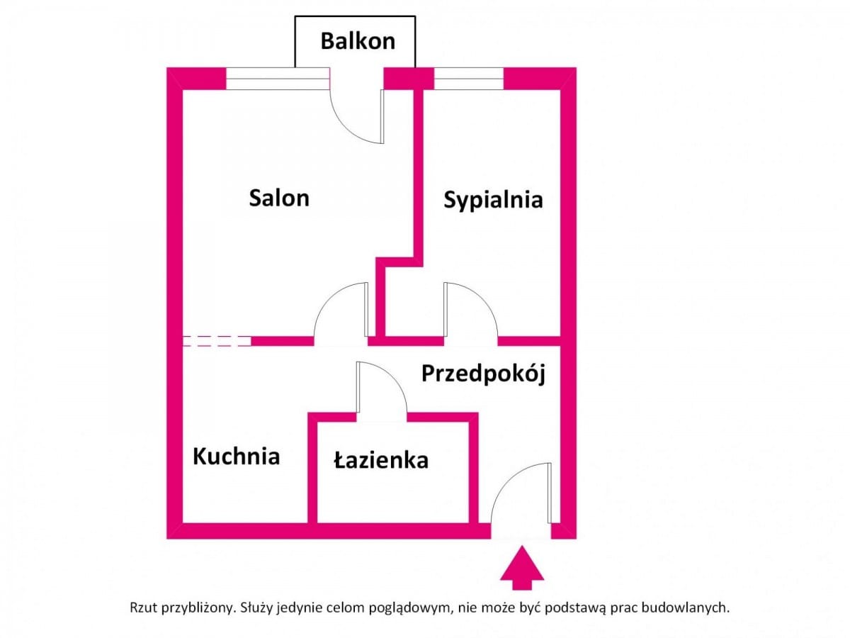 Mieszkanie 2 pokojowe na Sprzedaż