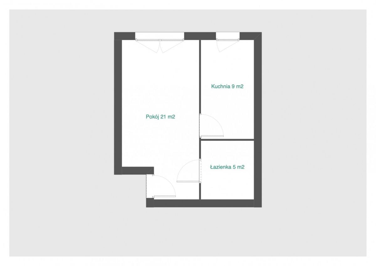 Mieszkanie 1 pokojowe na Wynajem