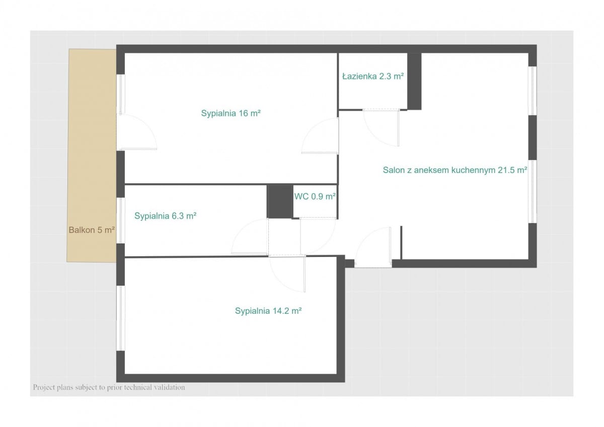 Mieszkanie 4 pokojowe na Sprzedaż