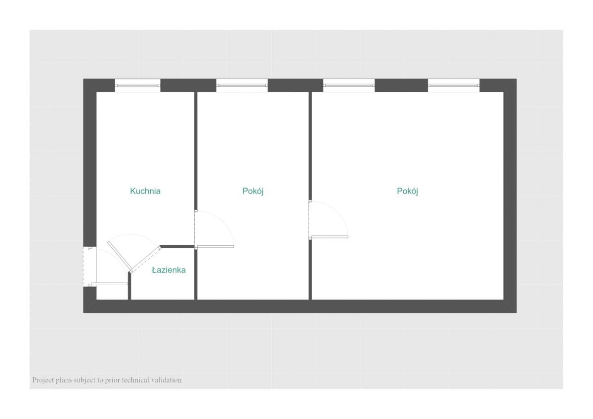 Mieszkanie 2 pokojowe na Sprzedaż